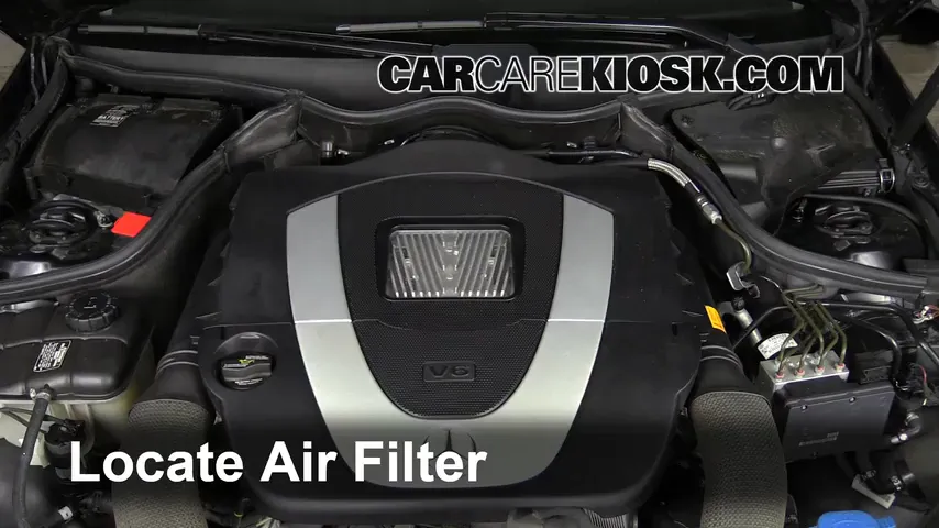 2006 Mercedes-Benz CLK350 3.5L V6 Convertible (2 Door) Filtre à air (moteur)